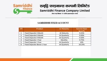 Samriddhi  Fixed Deposit